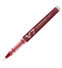Roller Hi Tecpoint V7 ricaricabile con cappuccio  - punta 0,70mm - rosso - Pilot