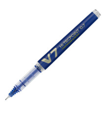Roller Hi Tecpoint V7 ricaricabile con cappuccio - punta 0,70mm - blu  - Pilot