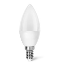 Lampadina led C37 4W attacco E14 340 lumen 6500K luce fredda D37xH100mm Equivalenza lampada incandescente: 31W