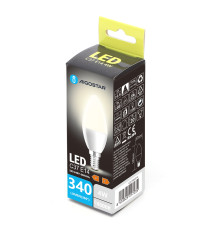 Lampadine led C37 4W attacco E14 340 lumen 4000K luce naturale D37xH100mm Equivalenza lampada incandescente: 31W