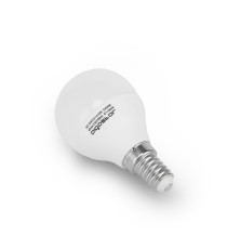 Lampadine led G45 4W attacco E14 340 lumen 6500K luce fredda misura D45xH80mm Equivalenza lampada incandescente: 31W