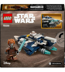 Lego Star Wars - Microfighter Jedi Starfighter di Plo Koon - Lego 75400 Astronave con 2 Shooter e Spada Laser 89pz Anni 6+