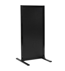 Lavagna da terra Stand Woody - 117 x 56 x 60 cm - nero - Securit