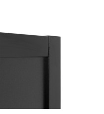Lavagna da terra Stand Woody - 117 x 56 x 60 cm - nero - Securit