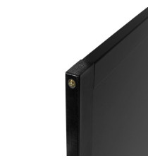 Lavagna da terra Stand Woody - 117 x 56 x 60 cm - nero - Securit