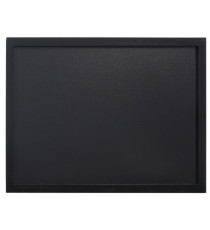 Lavagna Woody - cornice nera - 40 x 60 cm - Securit