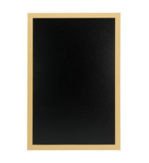 Lavagna Woody - teak - 40 x 60 cm - Securit