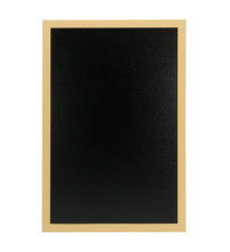 Lavagna Woody - teak - 40 x 60 cm - Securit