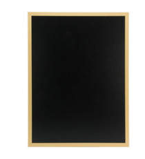 Lavagna Woody - teak - 60 x 80 cm - Securit