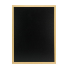 Lavagna Woody - teak - 60 x 80 cm - Securit