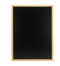 Lavagna Woody - teak - 60 x 80 cm - Securit