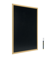 Lavagna Woody - teak - 60 x 80 cm - Securit