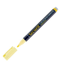 Marcatore a gesso liquido - punta fine da 1,00 - 2,00 mm - colori assortiti pastello - Securit - blister 4 pezzi