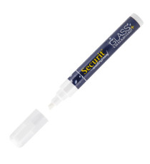 Marcatore a gesso liquido waterproof - punta da 2,00-6,00mm - bianco - Securit - conf. 2 pezzi