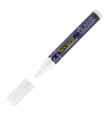 Marcatore a gesso liquido waterproof - punta da 2,00-6,00mm - bianco - Securit - conf. 2 pezzi