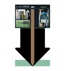 Silhouette Board Sticks - forma freccia - 67 x 49,2 cm - nero - Securit