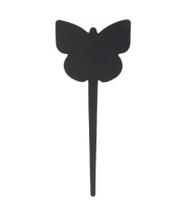 Silhouette Tags - forma farfalla - nero - Securit - set 5 pezzi