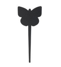 Silhouette Tags - forma farfalla - nero - Securit - set 5 pezzi