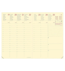 Agenda settimanale Affari Prestige ML 2027 - 10 x 15 cm - silk nero - Quo Vadis