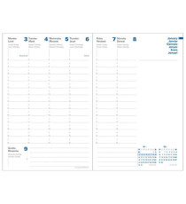Agenda settimanale Ministro Eco Eunoia 2027 - 16 x 24 cm - bordeaux - Quo Vadis