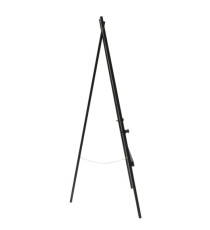 Cavalletto in legno nero - altezza 165 cm - Securit