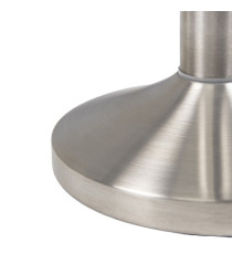 Colonnina segnapercorso cromata - altezza 100 cm - nastro retrattile grigio da 210 cm - Securit