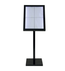 Espositore a LED per esterni/interni - display 4 x A4 - Securit