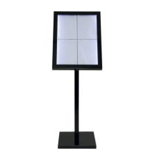 Espositore a LED per esterni/interni - display 4 x A4 - Securit