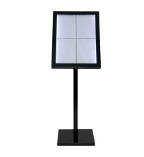 Espositore a LED per esterni/interni - display 4 x A4 - Securit