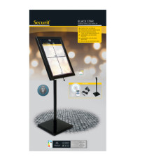 Espositore a LED per esterni/interni - display 4 x A4 - Securit