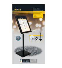 Espositore a LED per esterni/interni - display 4 x A4 - Securit
