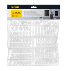 Kit lettere aggiuntive per bacheche in feltro - Securit