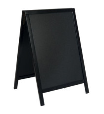 Lavagna a cavalletto - 54,5 x 85 x 44 cm - nero - Securit