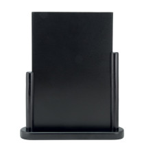 Lavagna da tavolo Elegant - A6 - 15,5 x 17 x 5 cm - nero - Securit