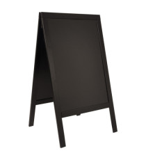 Lavagna Sandwich - cavalletto nero - 69 x 125 cm - Securit