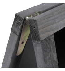 Lavagna Sandwich Nature - 131 x 72,7 x 72 cm - legno grigio - Securit
