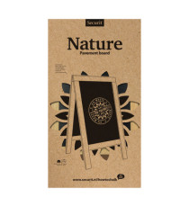 Lavagna Sandwich Nature - 131 x 72,7 x 72 cm - legno naturale - Securit