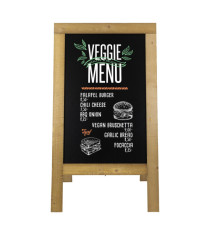 Lavagna Sandwich Nature - 131 x 72,7 x 72 cm - legno naturale - Securit