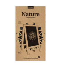 Lavagna Sandwich Nature - 131 x 72,7 x 72 cm - legno naturale - Securit