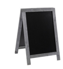 Lavagna Sandwich Nature - 85 x 54,5 x 44 cm - legno grigio - Securit