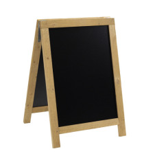Lavagna Sandwich Nature - 85 x 54,5 x 44 cm - legno naturale - Securit