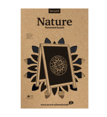 Lavagna Sandwich Nature - 85 x 54,5 x 44 cm - legno naturale - Securit