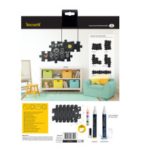 Lavagne da parete XXL Puzzle - 40 x 29,6 cm - Securit