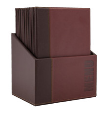 Menu Box Trendy - 20 portamenù - bordeaux - Securit