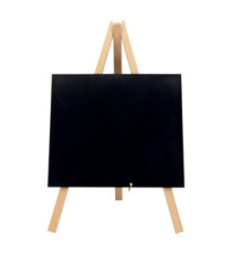Mini Lavagna con cavalletto - 24,4 x 15 cm - faggio - Securit