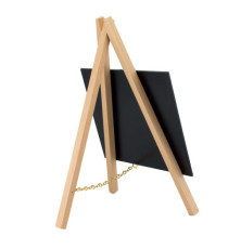 Mini Lavagna con cavalletto - 24,4 x 15 cm - faggio - Securit