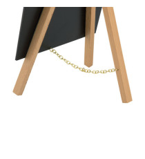 Mini Lavagna con cavalletto - 24,4 x 15 cm - faggio - Securit
