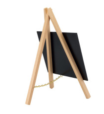 Mini Lavagna con cavalletto - 24,4 x 15 cm - faggio - Securit