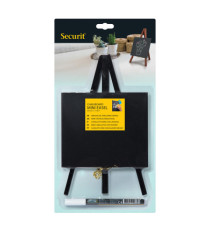 Mini Lavagna con cavalletto nero - 24,4 x 15 cm - nero - Securit