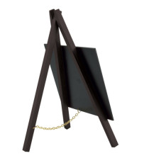 Mini Lavagna con cavalletto nero - 24,4 x 15 cm - nero - Securit